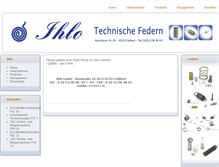 Tablet Screenshot of ihlo.de